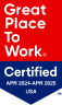 Great place to work certified